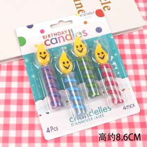 Retro Curved Candle Birthday Party Decoration Creative Spiral Screw in Cake Decor Festive Celebration Candles Accessories