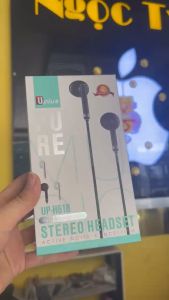 Tai nghe cao cấp nhét tai có dây Uplus UP-H618 chống ồn âm thanh sống động có micro năng động