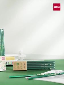 deli | Writing and Sketching Pencil for Students Hexagonal Wooden 2B/HB