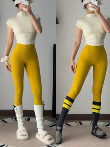 High-Waist Feminine Yoga Pants Tactical Buttkicker Tight Fit Exercise Training Pilates Comfortable Breathable Womens Tights