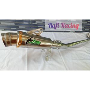 TERLARIS KNALPOT RACING JRM PEMAKAIAN SEMUA JENIS MOTOR BEBEK SUPRA JUPITER REVO ASTREA SHOGUN SMASH C70