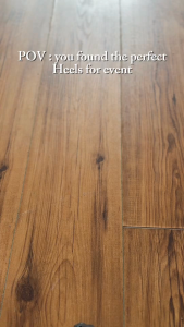 JULIA FILIO Ladies Glitter Heels  Kasut Wanita Kasut Perempuan Kasut Tumit Tinggi Kasut BLING (JF25-7013)