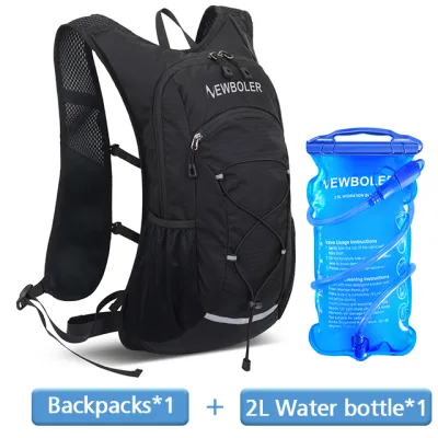 20L Cycling Lightweight Hydration Backpack Outdoor Sport Camping Climbing Mountaineering Rucksack Travel Water Bag 500ML/2L/3L
