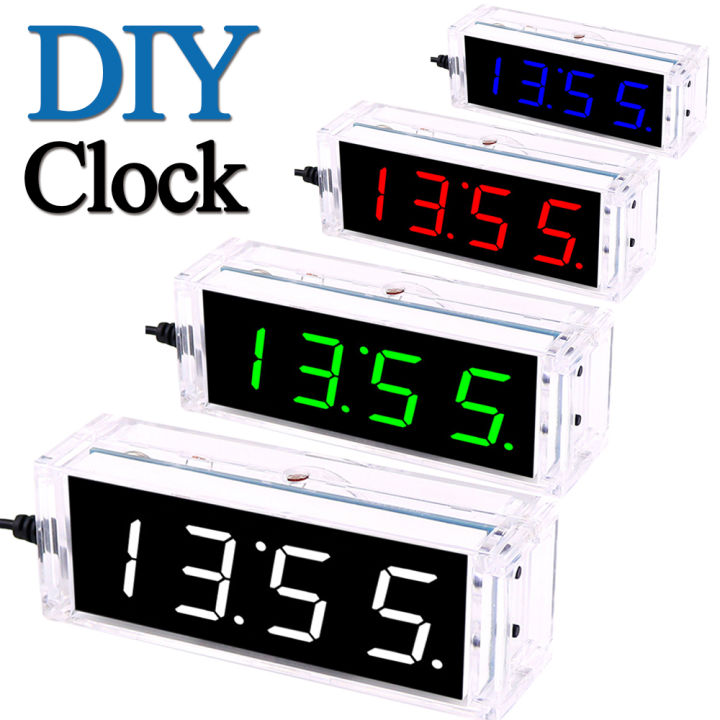 DIY Digital Clock Kit Display Date Week Temperature Alarm DS1302