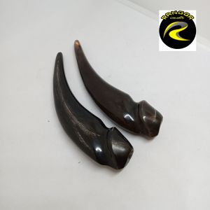 once sedotan tanduk kerbau hitam model antik dan unik original m121