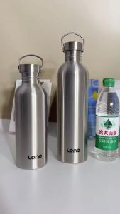 450ml/600ml/900ml/1200/1500ml Stainless Steel Bicycle Water Bottle Sports Fitness Single Walled Metal Flask for Traval Sports