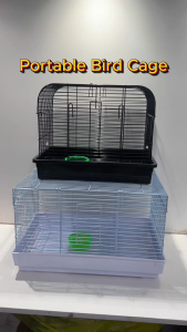 Portable Bird Cage for Hamster Guinea Pig Sugar Glider Hedgehog Parrot Lovebird Small Pet Wire Cage Rumah Sangkar Burung