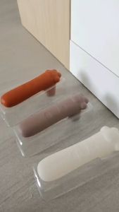 Door Handle Cover Good Toughness Anti-bumping Silicone Cute Cat Paw Shape Door Handle Guard Protector Home Supplies