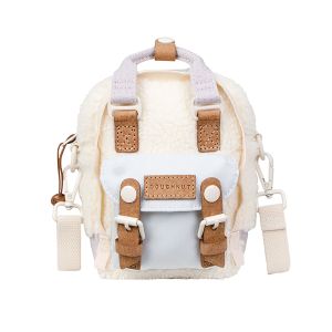 Doughnut Macaroon Tiny Fluffy Series 1L Ladies Girls Outdoor Travel Lightweight Commute Casual Crossbody Bag/Cell Phone Bag