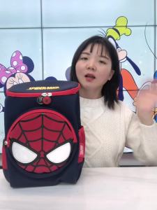 Marvel | Ba Lô Disney Marvel Spider-Man Dành Cho Bé Trai Túi Vải Polyester Phong Cách Preppy Giản Dị Đáng Yêu Dành Cho Trẻ Em
