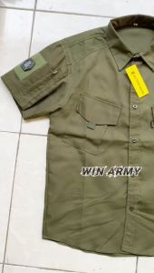 Kemeja Tactical Kitanica: Kemeja Lapangan Bahan Drill Cotton - Kemeja Kantor - Kemeja Outdoor