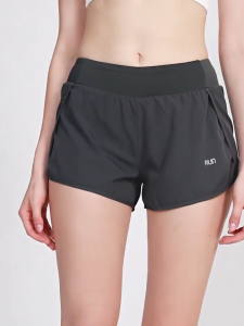 2in1 Sports shorts loose casual anti-glare pockets quick-drying summer new yoga pants for women 388