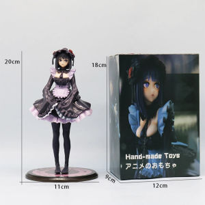 Bandai | In Stock My Dress-Up Darling Anime Figure Black Maid Outfit Kitagawa Marin Action Figure Shizuku Kuroe Figurine Collection Model