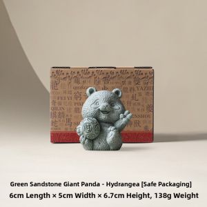 SHUANGYU | Decorative Miniature Landscape with Fortune Fish Tank and Tea Companion Figurines