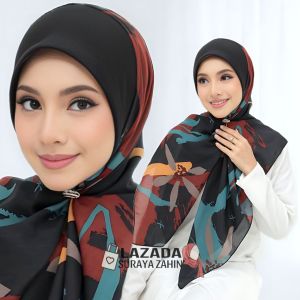 [Black] Awning Scuba Bidang 45 Bawal Instant Cotton / Bawal Cotton Awning Scuba