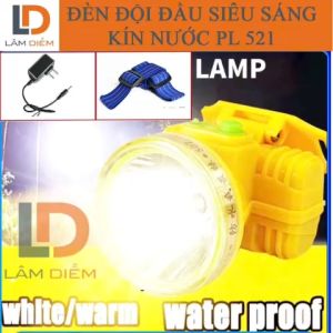 Đèn pin sạc đội đầu siêu sáng 100w pin lâu PL 521
