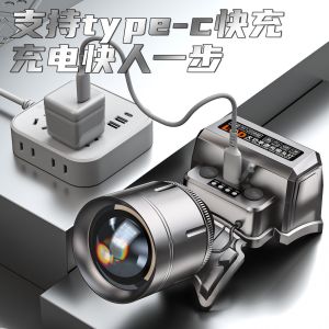 Đèn Pha Cảm Ứng Ngoài Trời Có Thể Sạc Đèn Pin LED Cường Độ Cao Có Thể Điều Chỉnh Độ Dài Đèn Chống Nước Cho Thể Thao Và Du Lịch