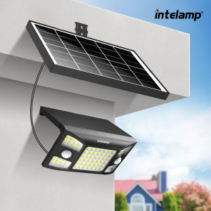 Solar Lights Outdoor with 3 Modes Motion Sensor Super Bright Wall Lamp IP65 Waterproof Street Light for Garden Yard Path Garage