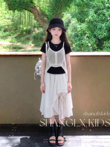 SHANGLEXIONG | Bộ Đầm Hè Thời Trang Cho Bé Gái