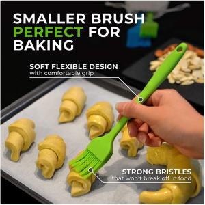 Silicone Oil Brush Resist High Temperature Basting Baking Brush Barbeque Sauce Pastry Brush Bread Oil/Cream Brush Seasoning Brush Bakeware 烘培小油刷