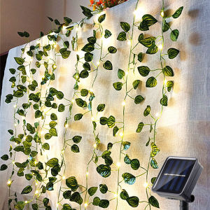 50 LED Solar Lights Maple Leaf Fairy Lights 10m 100LED/5M Waterproof Outdoor Garland Solar Lamp Christmas for Garden Decoration