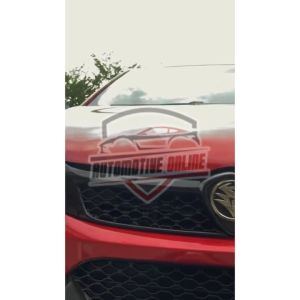 Proton Persona 2016-2018 Front Grill Glossy Black (Mini Cooper Style) GR/RS Logo Grilled Plug And Play Honeycomb