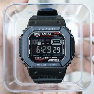 ( WATER PROFF ) BISA BUAT RENANG JAM TANGAN PRIA SPORT DIGITAL LED RUBBER MODEL BARU JAM TANGAN COWOK DIGITAL PKU STORE JAM TANGAN PRIA ANTI AIR DIGITAL