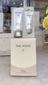 Set Tẩy Tế Bào Chết tặng Sữa Rửa Mặt Làm Trắng Sáng Da The Whoo Gong Jin Hyang Brightening Gommage Gel Exfoliator