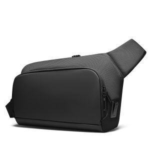 MARK RYDEN Irregular-shaped single-shoulder crossbody bag mens chest bagYKK zipper splash-resistant fabric fashionable and casual holiday giftMR8893