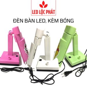 Đèn bàn học led kèm bóng đèn bàn đọc sách làm việc học tập cho bé