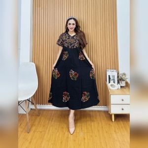 Daster Batik Cap Barpin Handmade Pekalongan Rayon Premium Tebal