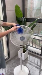Fan Dust Cleaning Nylon Brush: Bendable Long Handle Cleaning Brush & Window Screen Vent Blinds Cleaner