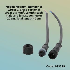 Outdoor Waterproof Wire Connector Male And Female Plug 2-8 Core 0.3-2.5 Flat Alloy Power Cable Connector Electric Parts