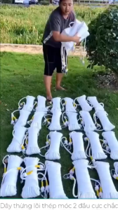 Dây Thoát Hiểm 20m 30m Chống Cháy An Toàn Cao Cấp Có Móc Khóa Thép Leo Núi Cứu Hộ Chịu Lực 300kg