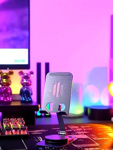 Giá đỡ điện thoại máy tính bảng ipad kim loại siêu mỏng trục xoay 360° gấp gọn tiện dụng