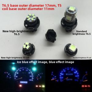 Interior LED Bulb for HVAC Controls and Dashboards