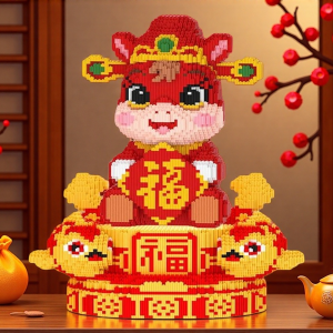 HANLIANG | Aesthetic Adult High-Difficulty 2026 New Year of the Horse Themed Building Blocks