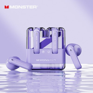 Monster XKT12 Original Gaming Earphones Bluetooth 5.3 TWS Wireless Headset HIFI Sound Earbuds Noise Reduction Headphones