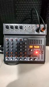 MIXER DBVOICE 602RV 602 RV 6 CHANNEL 4 Mono / 2 Stereo 3 Band EQ Tone (highmidlow) Phantom Power 48V Digital Multi Effect Reverb 24bit 99dsp