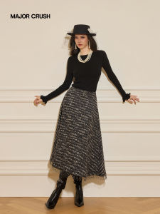 French Vintage Fringe Youthful Slimming Dress Suit