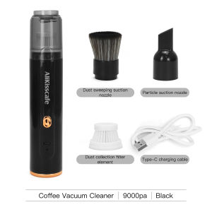 AliKisscafe Coffee Grounds Vacuum Cleaner Portable Grinder Remover Brush for Bar Car Desktop Barista Tools Espresso Accessories