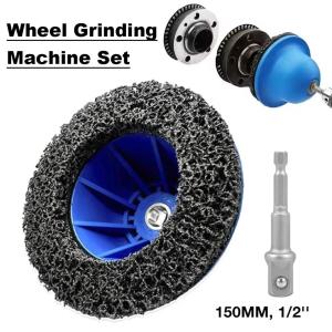 Tyre Rim Grinder Tool High Strength Impact Resistant Plastic 12 Inch Drive with 14 Inch Hex Adapter for Car Truck Motorcycle SUV