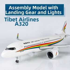 Light-up A320 Model Plane