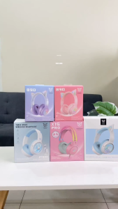 Tai Nghe Onikuma B90 Bluetooth - Tai Nghe Chụp Tai Thiết Kết Tai Mèo Giảm Tiếng Ồn