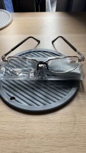 kacamata baca plus lensa kaca asli 100% lebih jernih tahan baret fream stanlis titanium pria wanita