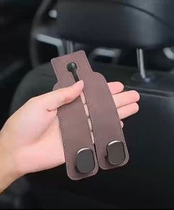 rของแต่งรถ ตะขอในรถยนต์สากล หนังนิ่ม แบบหลายตะขอ อเนกประสงค์ กระเป๋าสตางค์แขวนรถ ดีไซน์น่ารัก สำหรับรถที่นั่งกลับ ช่วยเก็บของในรถยนต์ได้อย่างเป็นระเบียบ