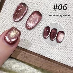 Sơn Móng Tay Gel Mắt Mèo Xanh 10ml Thiết Kế Dải Ngân Hà Lấp Lánh Họa Tiết Mùa Đông Màu Nâu Xanh Mới Sáng Bóng Trang Trí Móng Nghệ Thuật