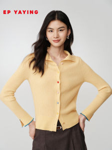 EP YAYING | Wool Cashmere Turtleneck Slim Fit Knitted Top Long Sleeve
