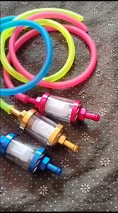 Filter Bensin Kaca Cnc Saringan Bensin Kaca cnc + Selang Bensin universal