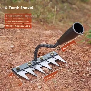 NIANXU | Multi-Function Weed Removal Tool with Detachable Rake Cultivator and Lawn Rake